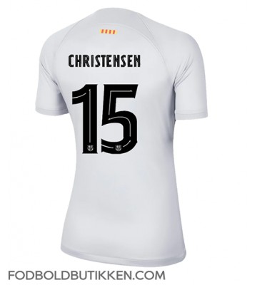 Barcelona Andreas Christensen #15 Tredjetrøje Dame 2022-23 Kortærmet